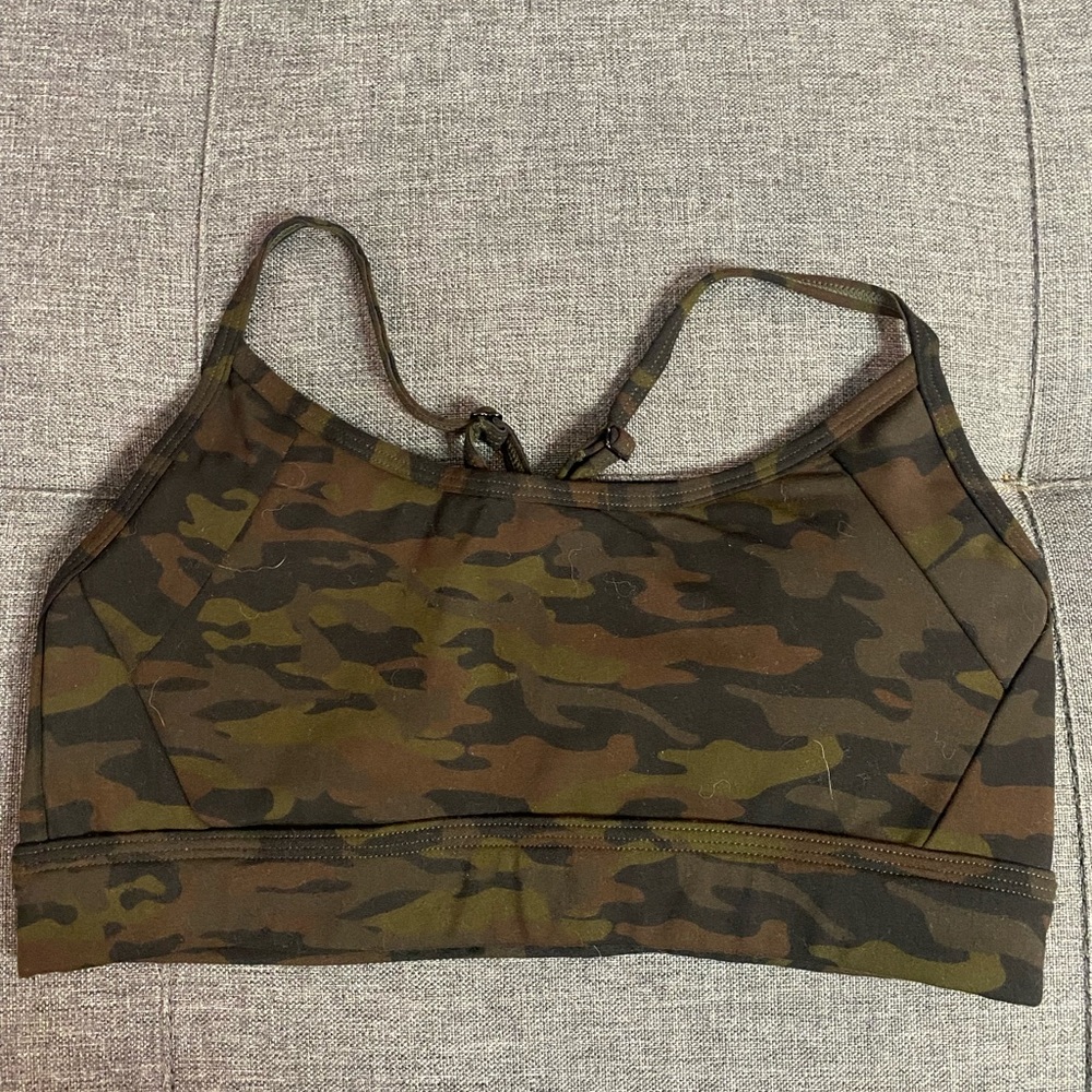 Alphalete Camo Bra